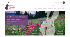 Desktop Screenshot of coloradochamberplayers.org